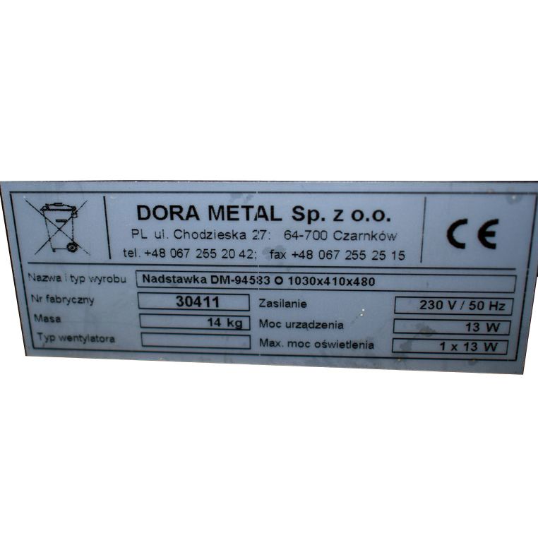 Lada sałatkowa Dora Metal DM 94060-C z nadstawką DM 94533