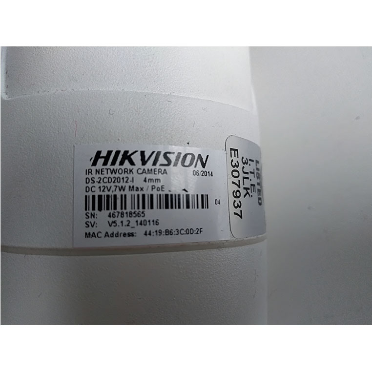 Kamera IP HIKVISION DS-2CD2012-I