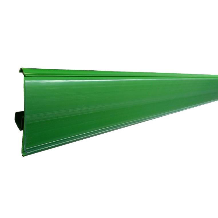 Listwa cenowa LC TE-39 nakładana na półkę jasno-zielona długość 100 cm