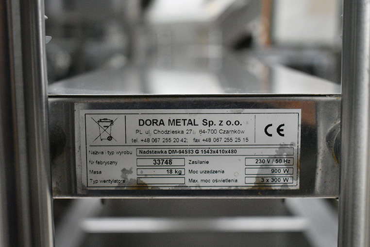 Witryna grzewcza Dora Metal 33748