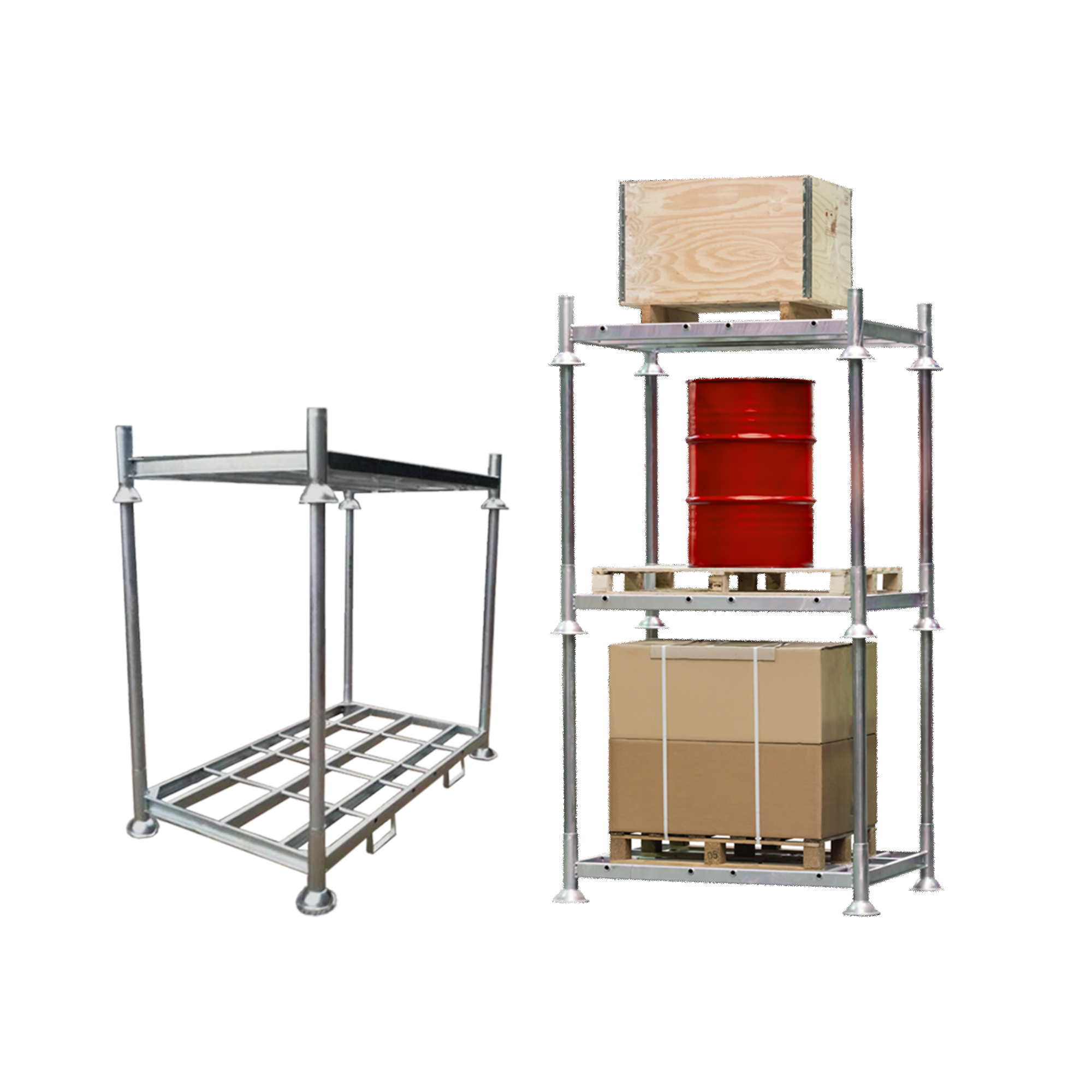 Paleta słupkowa, manurack, mobilrack, regał słupkowy regał magazynowy mobilny