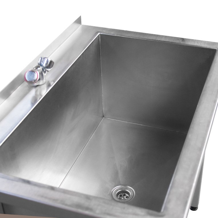 Basen Zlew Gastronomiczny Jednokomorowy Z Maskownic I Rantem 90x60x85 Basen Zlew Gastronomiczny Jednokomorowy Z Maskownic I Rantem 90x60x85