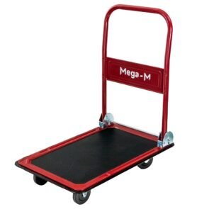 Wózek platformowy magazynowy Mega-M 150 kg koła na łożyskach