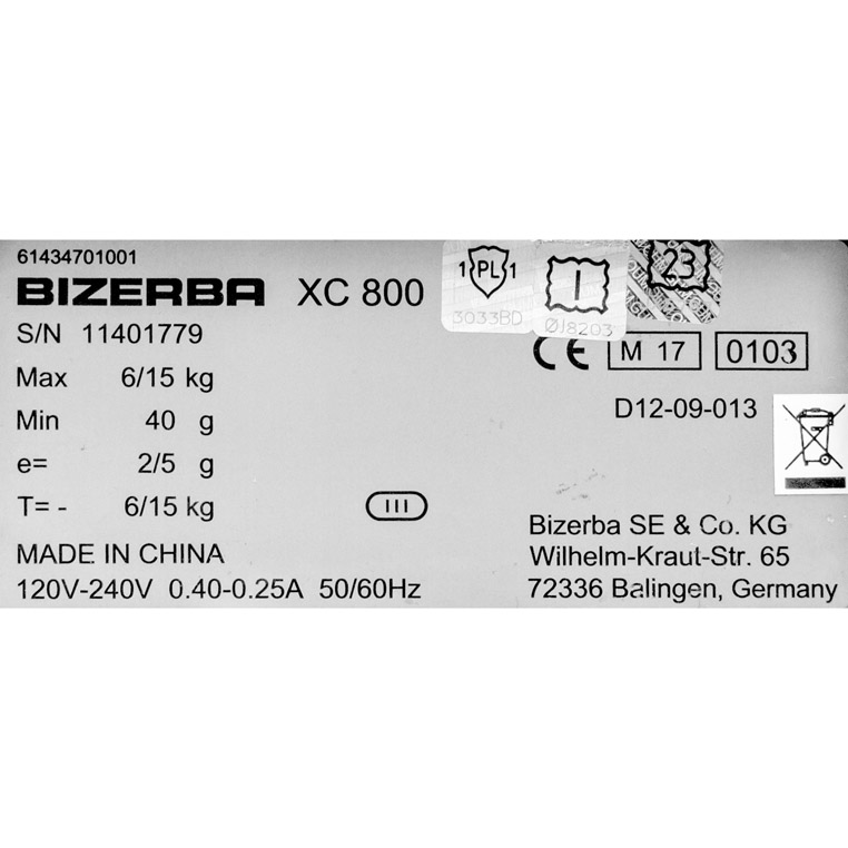 Waga etykietująca multimedialna sklepowa Bizerba XC 800