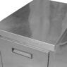 Stół gastronomiczny roboczy szafka z szufladami 40x60x85(H) stal nierdzewna