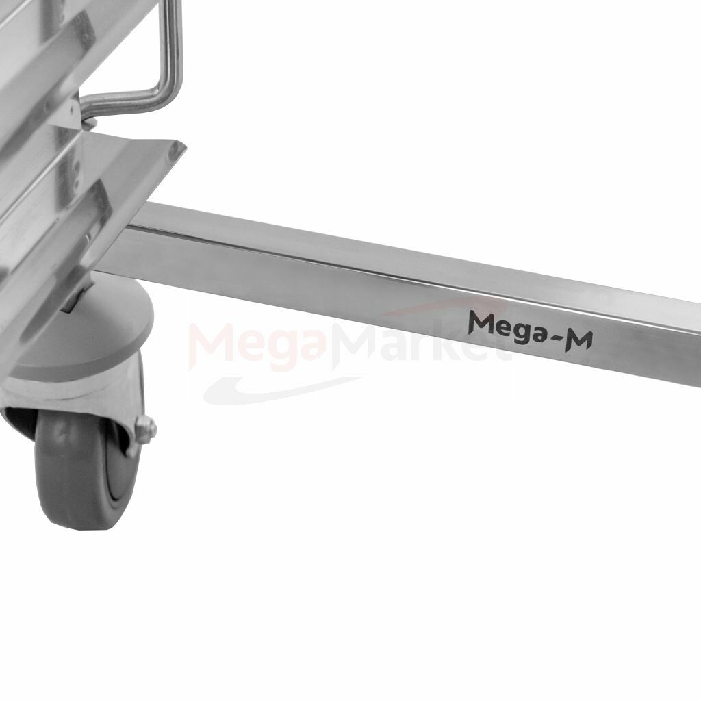 Regał wózek mobilny na tace Mega-M 38x55x175(H) MM-A200507 stal nierdzewna