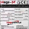 Witryna chłodnicza, cukiernicza Mega-M Clara S60 szyba gięta specyfikacja