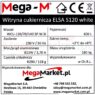 Tabliczka znamionowa w witrynie ekspozycyjnej Mega-M ELSA S120