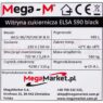 tabliczka znamionowa w witrynie cukierniczej ELSA S90