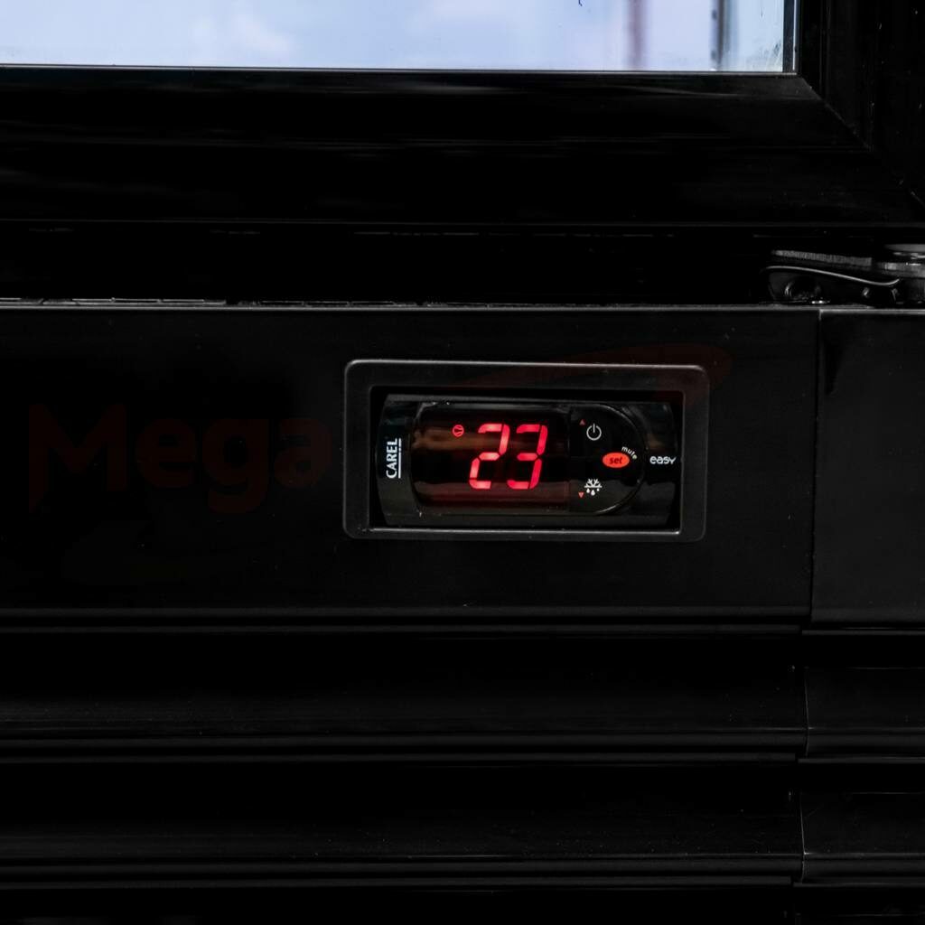 Witryna chłodnicza Mega-M Rico i160 z oświetleniem LED wyświetlacz elektroniczny