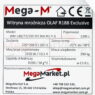 Witryna chłodnicza Media-M Olaf R188 Exclusive 1395l tabliczka znamionowa