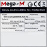 Witryna chłodnicza Mega-M DIEGO R112 Prestige black