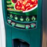 Przyciski do wyboru rodzaju i mocy zupki w automacie Knorr