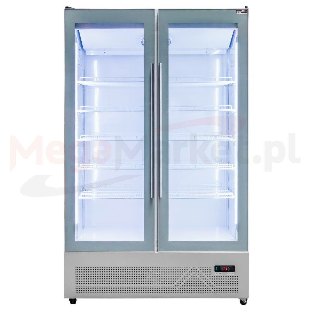 witryna chłodnicza 2 drzwiowa z oświetleniem LED