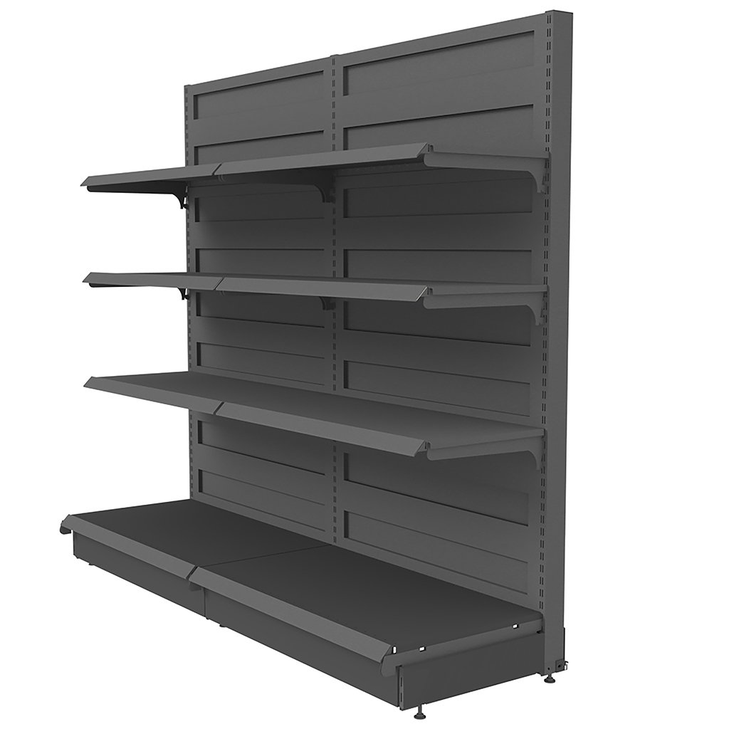 Regał sklepowy metalowy Mega-M 225/203 grafit