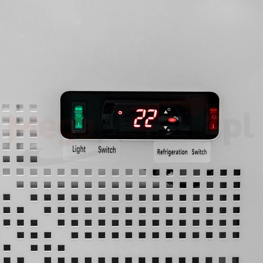Sterowanie elektroniczne wyświetlacz CAREL w witrynie chłodniczejMega-M R125 white