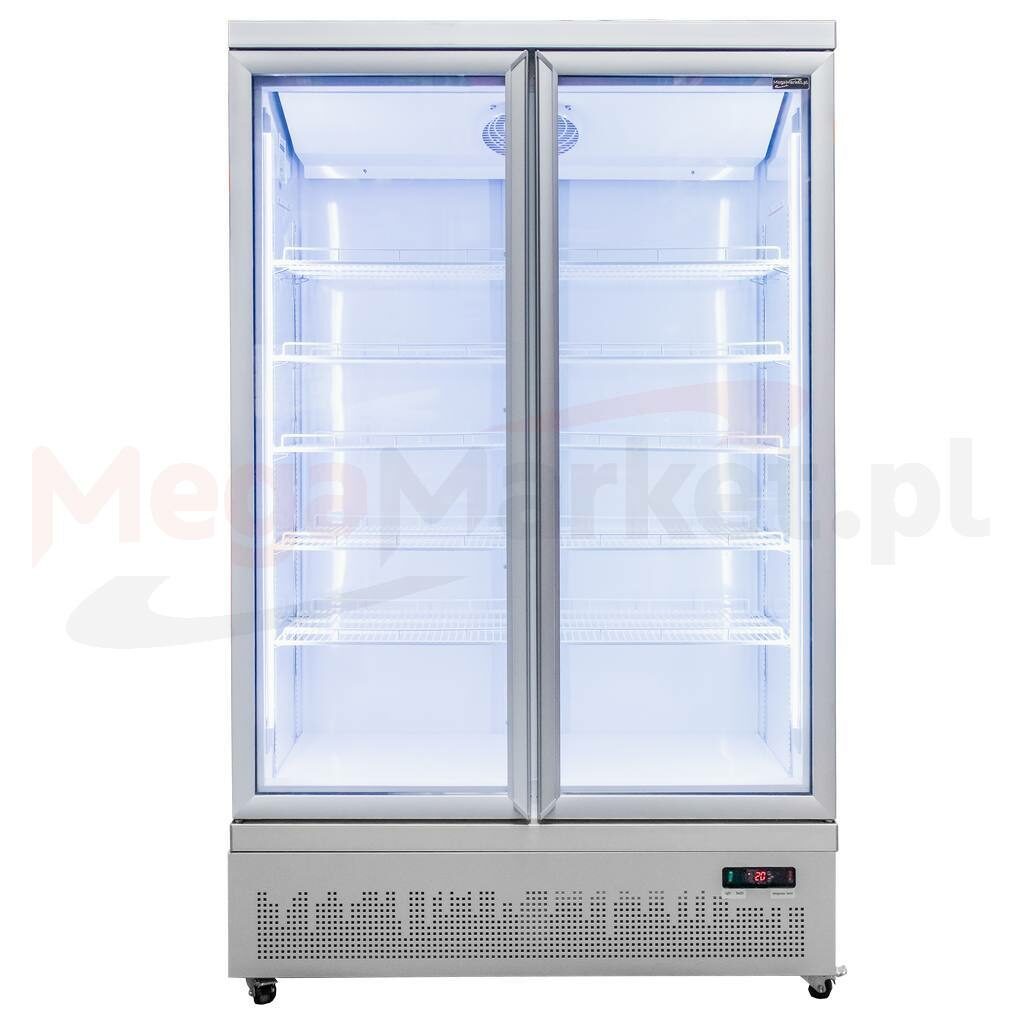 witryna chłodnicza 2 drzwiowa z oświetleniem LED pojemność 888L