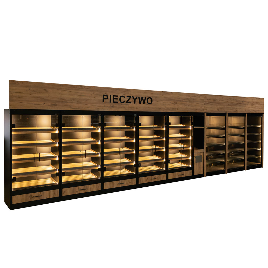 Regały na pieczywo 205x60x58 otwarty