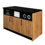 Zdjęcie produktu: Szafka pod ekspres do kawy Mega-M H-92 cm L-154 cm G-60 cm dąb kraft
