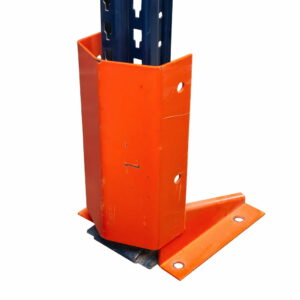 Odbojnica nogi regału magazynowego 40x17x30 cm, odbój czołowy