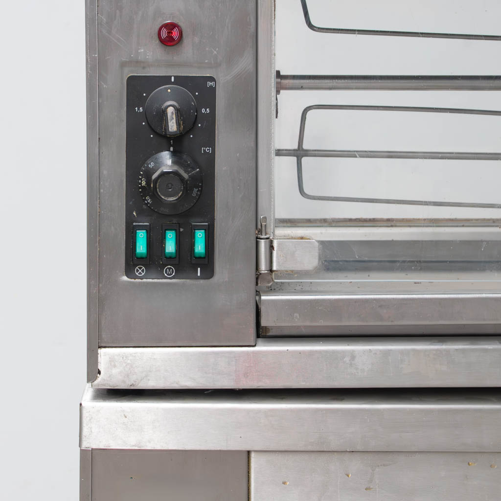 rożen elektryczny, rożen gastronomiczny, GASTRO-TAR OGE-06, szafka grzewcza SO-6, rożen do kurczaków, urządzenie do pieczenia drobiu, rożen z szafką grzewczą, sprzęt do gastronomii, elektryczny rożen do lokalu, rożen na kurczaki z podgrzewaczem, profesjonalny rożen gastronomiczny