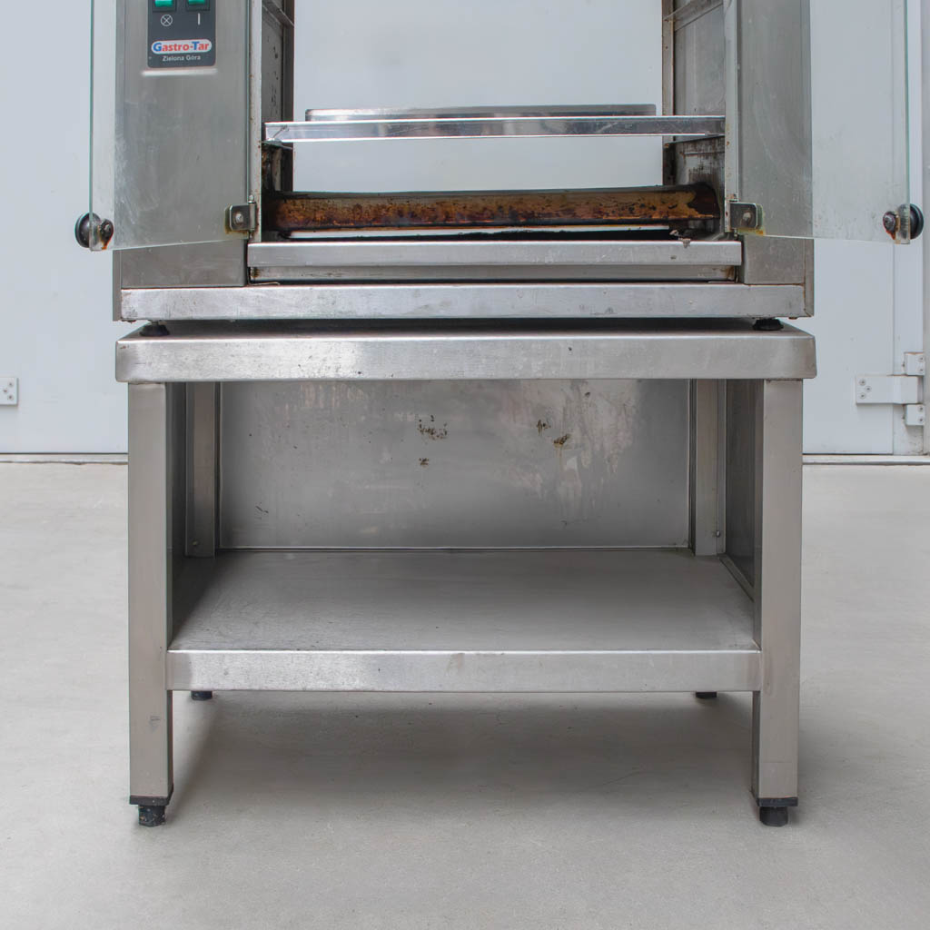 rożen elektryczny, rożen gastronomiczny, GASTRO-TAR OGE-06, szafka grzewcza SO-6, rożen do kurczaków, urządzenie do pieczenia drobiu, rożen z szafką grzewczą, sprzęt do gastronomii, elektryczny rożen do lokalu, rożen na kurczaki z podgrzewaczem, profesjonalny rożen gastronomiczny