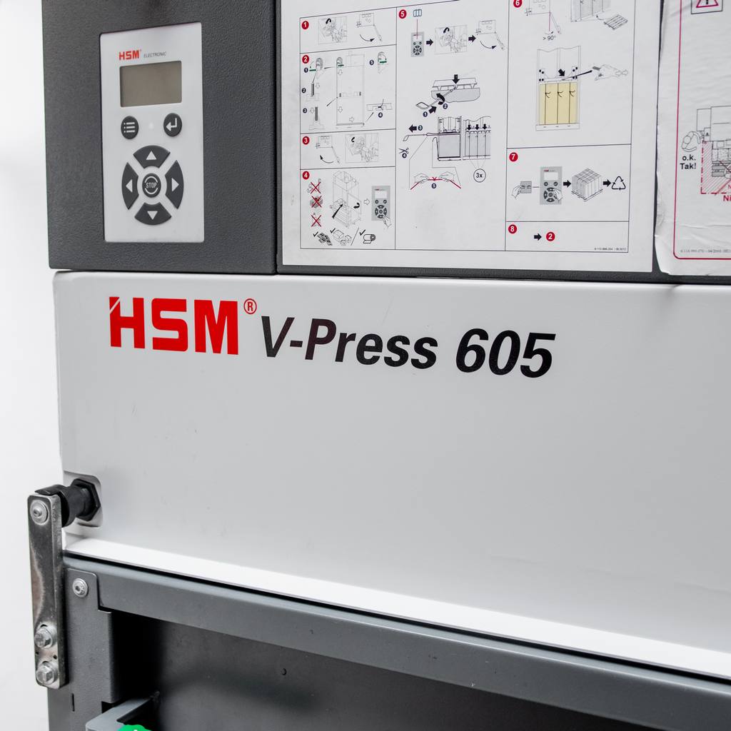 Belownica prasa do makulatury HSM V-Press 605