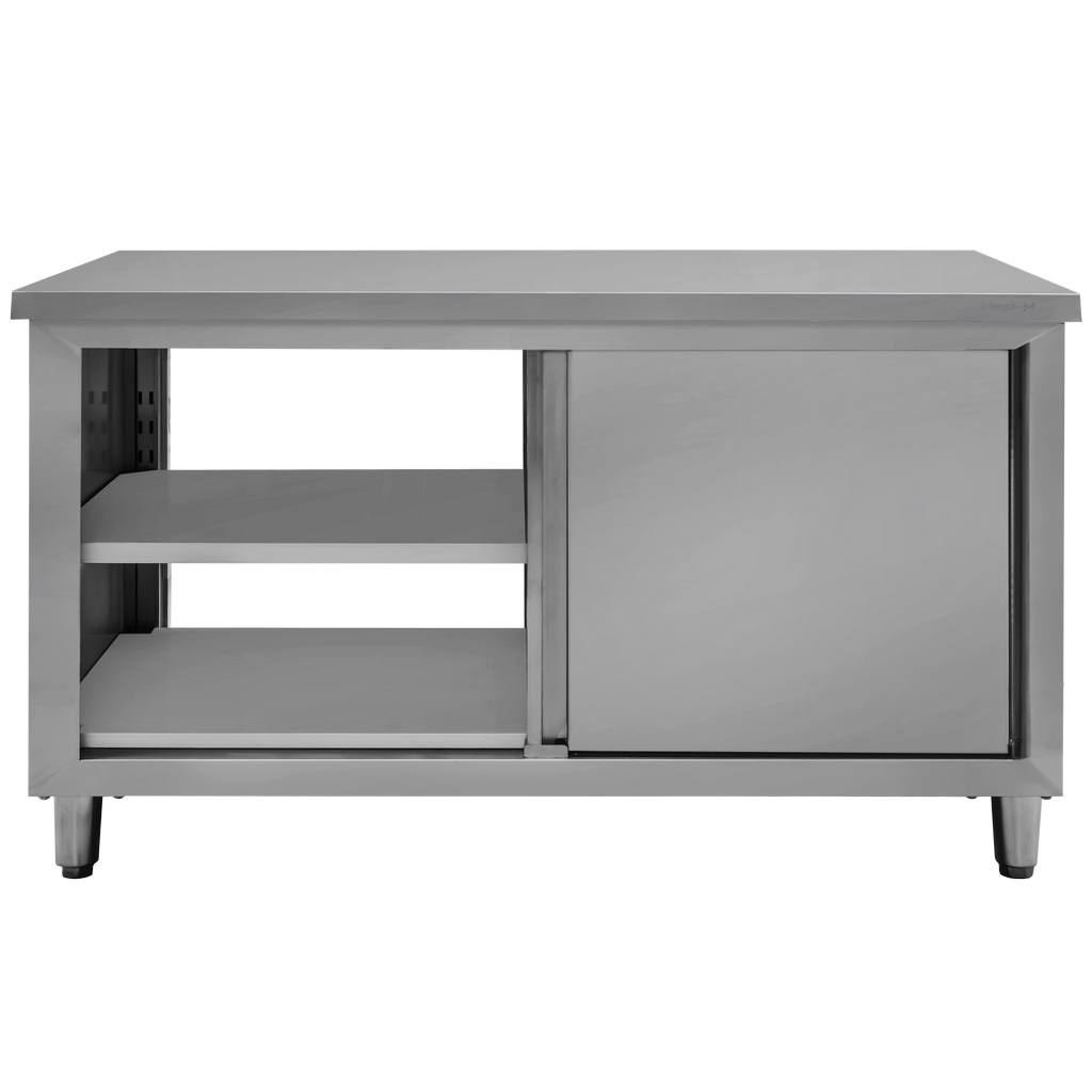 Stół gastronomiczny centralny przelotowy Mega-M 150x70x85 cm stal nierdzewna MTP001775