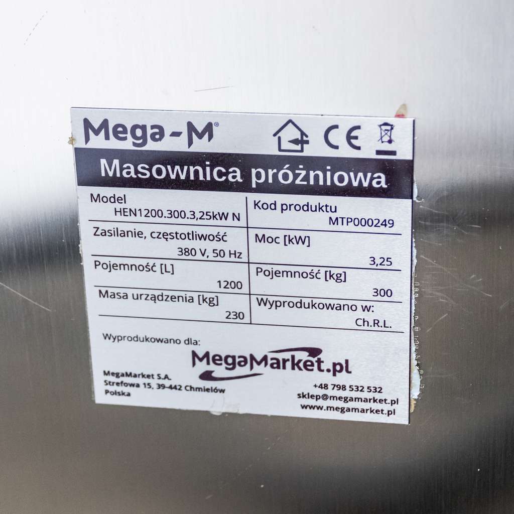 masownica próżniowa, masownica do mięsa, masownica przemysłowa, masownica gastronomiczna, masownica z próżnią, urządzenie do masowania mięsa, masownica spożywcza, urządzenie do peklowania mięsa, maszyny masarskie do mięsa