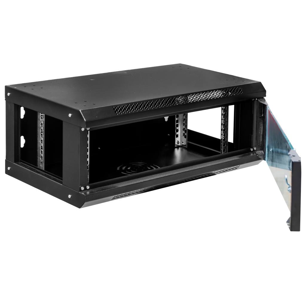 Szafa Rack wisząca Mega-M 19 4U wymiary 60x24x35 cm kolor czarny MTP002976