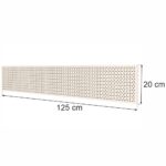 Zdjęcie produktu: Tył perforowany EURO do regału sklepowego MAGO H-20 cm L-125 cm kremowy