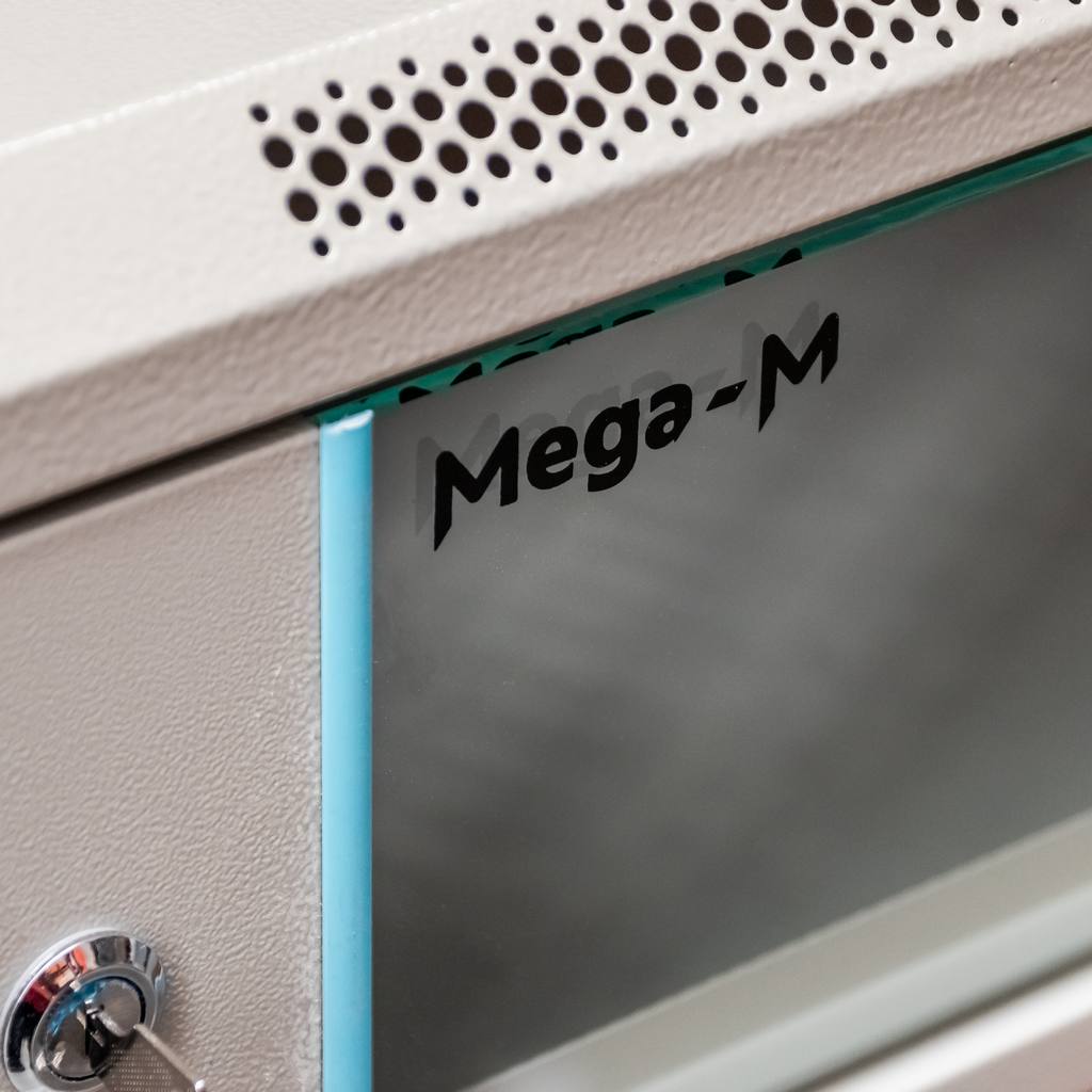 Szafa Rack na elektronikę Mega-M 19 12U wisząca 60x40x60 cm szara mtp002980