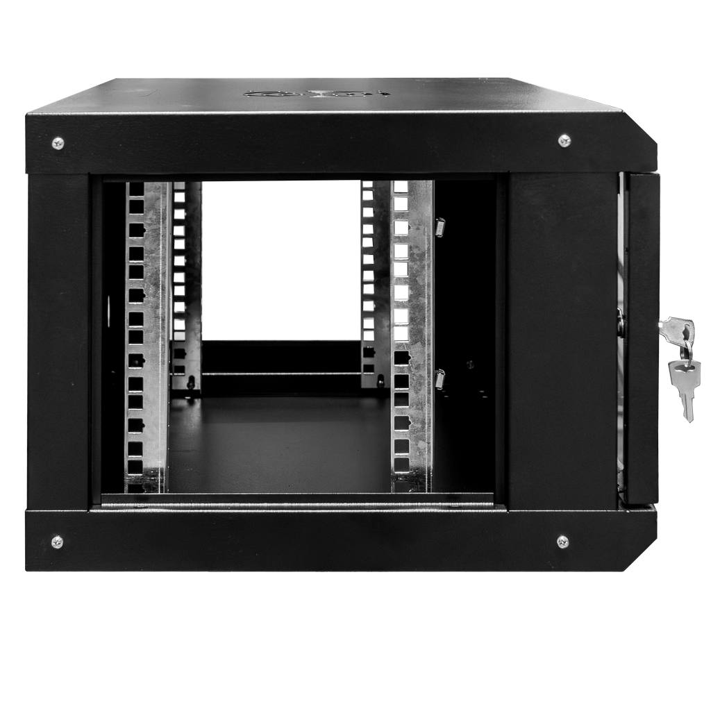 Szafa Rack na elektronikę Mega-M 19 6U wisząca 60x40x30 cm czarna mtp002978