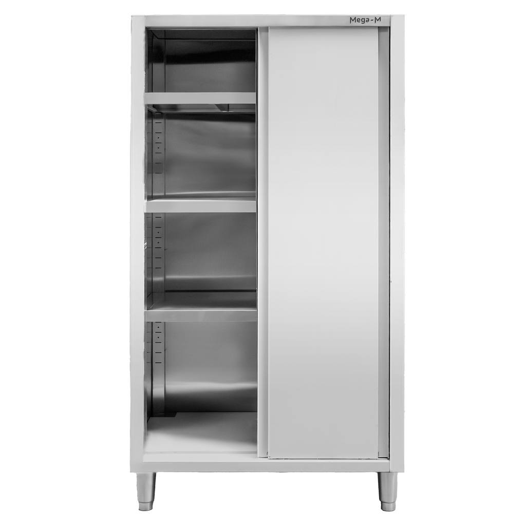 Szafa gastronomiczna Mega-M 2-drzwiowa 100x50x200 cm stal nierdzewna-MTP001884