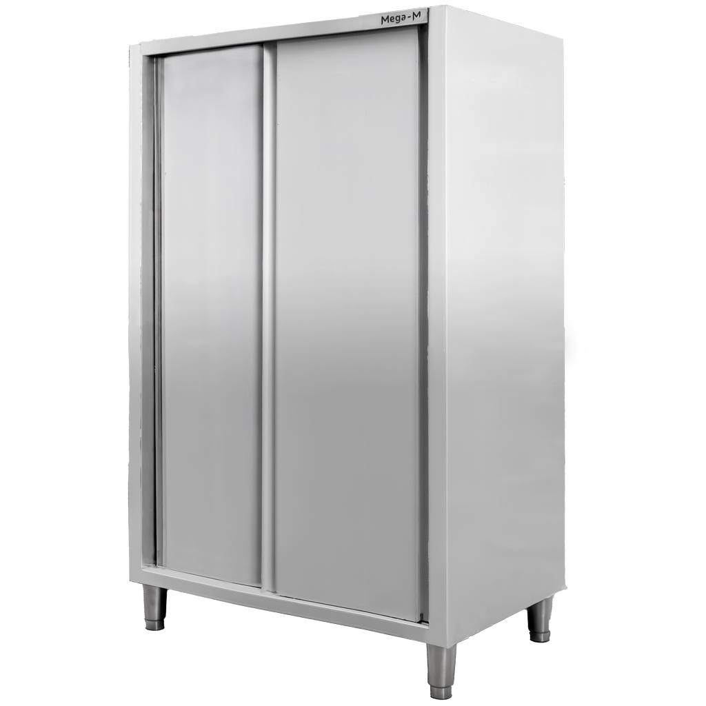 Szafa gastronomiczna Mega-M 2-drzwiowa 120x60x200 cm stal nierdzewna-MTP001888