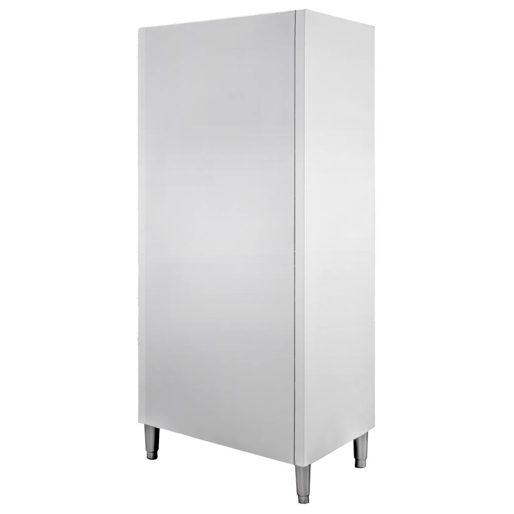 Szafa gastronomiczna Mega-M 2-drzwiowa 80x60x200 cm stal nierdzewna-MTP001886 tył szafy