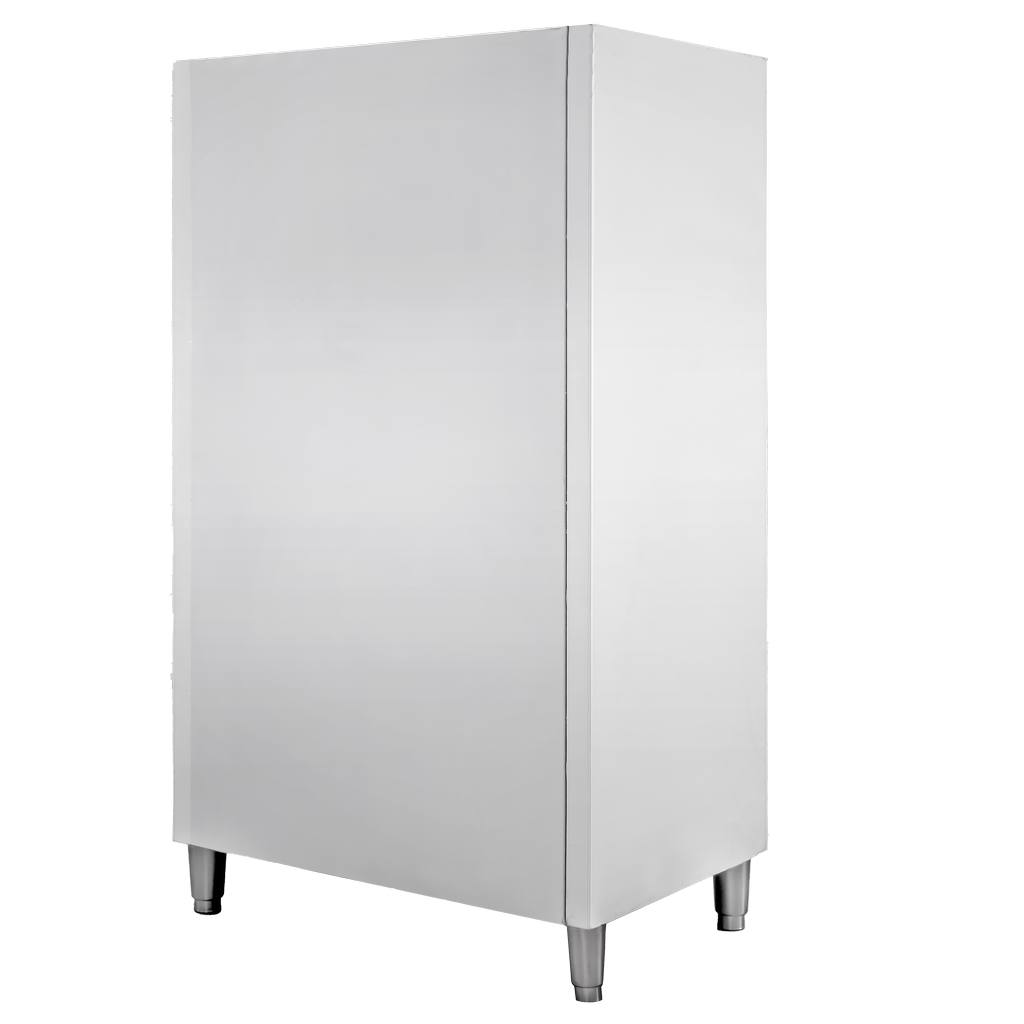 Szafa gastronomiczna przelotowa Mega-M 2-drzwiowa 100x50x180 cm stal nierdzewna-MTP001878 tył