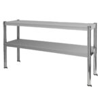 Zdjęcie produktu: Nadstawka na stół gastronomiczny 2-półkowa Mega-M 100x30x60 cm stal nierdzewna
