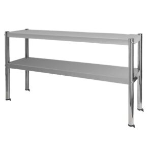 Zdjęcie produktu: Nadstawka na stół gastronomiczny 2-półkowa Mega-M 100x30x60 cm stal nierdzewna