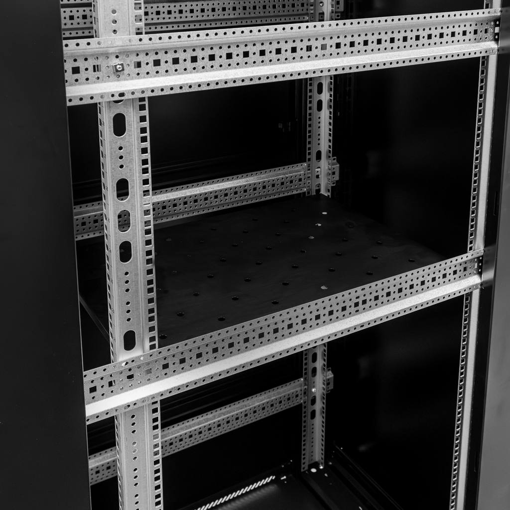 Szafa Rack na elektronikę Mega-M 19 32U stojąca 60x100 cm czarna MTP002985 (1)