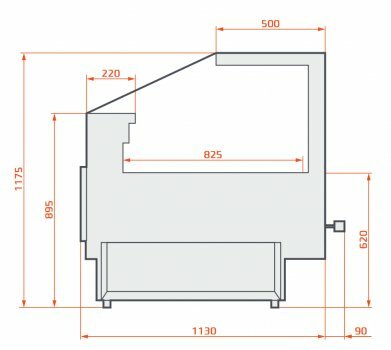 Lada chłodnicza ES SYSTEM K LCT TUCANA 02