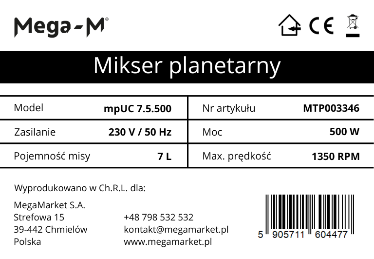 Mikser planetarny MTP003346 (1)