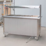 Zdjęcie produktu: Bemar grzewczy z nadstawką Dora Metal DM 94944 S-155 cm G-70 cm H-130 cm 4xGN