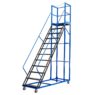 Drabina magazynowa przejezdna pomost magazynowy Mega-M STANDARD H-300 cm 12 stopni mtp004357