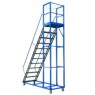 Drabina magazynowa przejezdna pomost magazynowy Mega-M STANDARD H-300 cm 12 stopni mtp004357