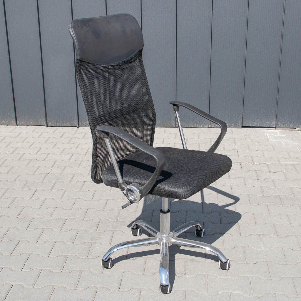 fotel biurowy, fotel obrotowy, fotel z mikrosiatki, fotel biurowy z zagłówkiem, fotel ergonomiczny,