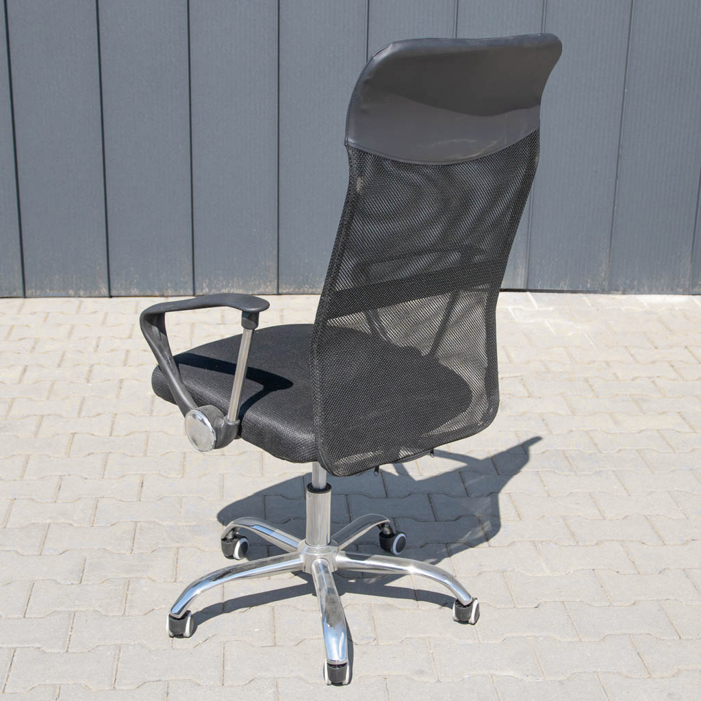 fotel biurowy, fotel obrotowy, fotel z mikrosiatki, fotel biurowy z zagłówkiem, fotel ergonomiczny,