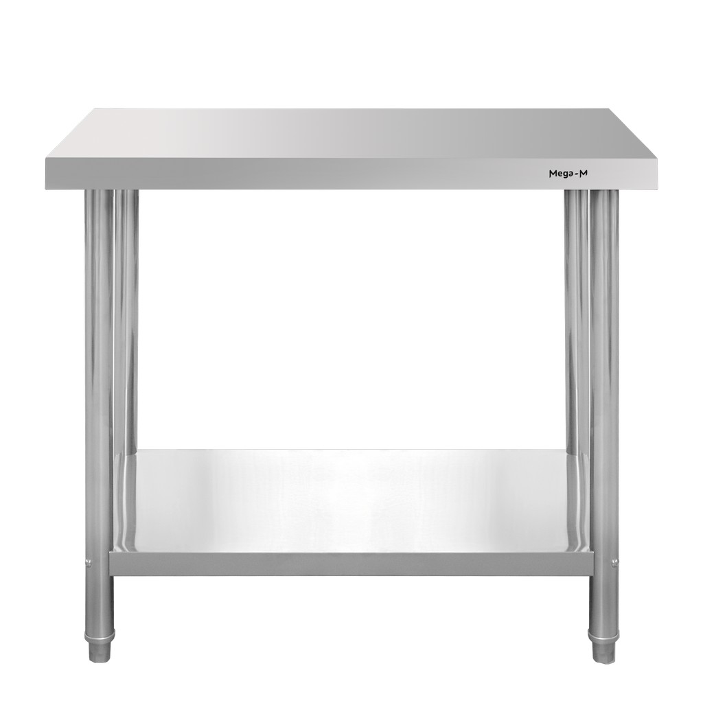 Stół gastronomiczny centralny z półką Mega-M STANDARD 100x60x85 cm stal nierdzewna MPP004369