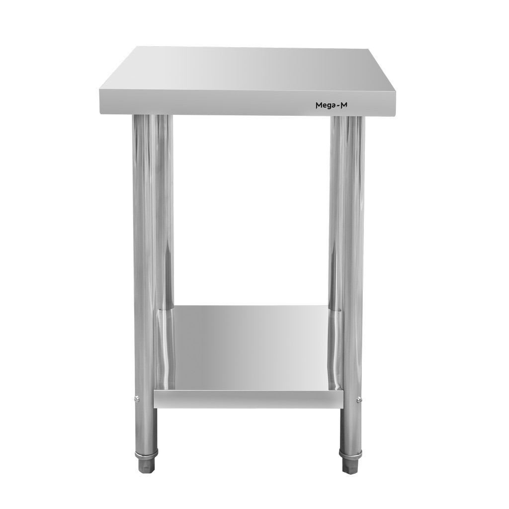 Stół gastronomiczny centralny z półką Mega-M STANDARD 60x60x85 cm stal nierdzewna MPP004366