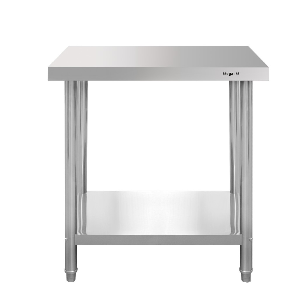 Stół gastronomiczny centralny z półką Mega-M STANDARD 80x60x85 cm stal nierdzewna mtp004368